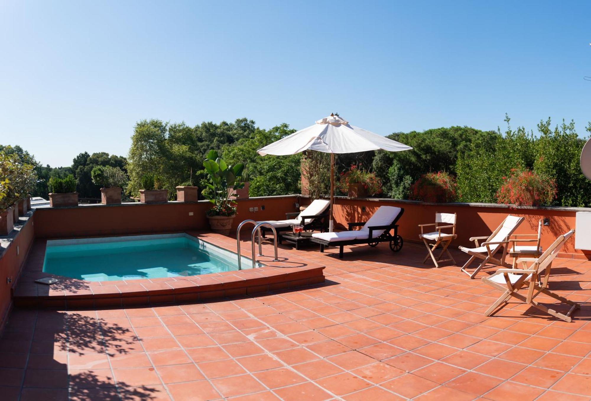 Terme Di Caracalla With Private Swimming Pool Rom